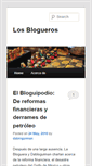 Mobile Screenshot of losblogueros.net